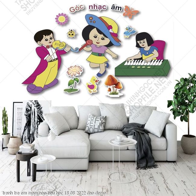 tranh tre em mam non tieu hoc 18 08 2022 dao